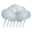 天気・雨アイコンのフリー素材32px