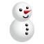 天気・雪2アイコンのフリー素材64px